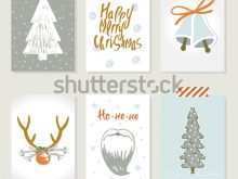 Christmas Card Layout Vector