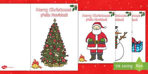 97 Creative Christmas Card Templates In Spanish Templates by Christmas Card Templates In Spanish