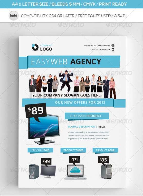 97 Creative E Flyer Templates Photo with E Flyer Templates