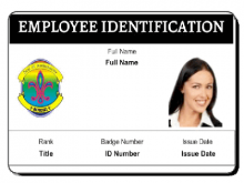 97 Creative Law Enforcement Id Card Template in Word for Law Enforcement Id Card Template