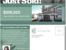 97 Creative Real Estate Just Sold Flyer Templates Maker with Real Estate Just Sold Flyer Templates