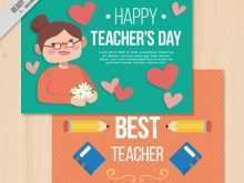 97 Creative Teachers Day Card Template Free Download in Photoshop with Teachers Day Card Template Free Download