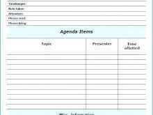 97 Customize Meeting Agenda Template For Project Management Formating by Meeting Agenda Template For Project Management