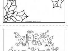 97 Customize Our Free Christmas Card Templates To Colour With Stunning Design for Christmas Card Templates To Colour
