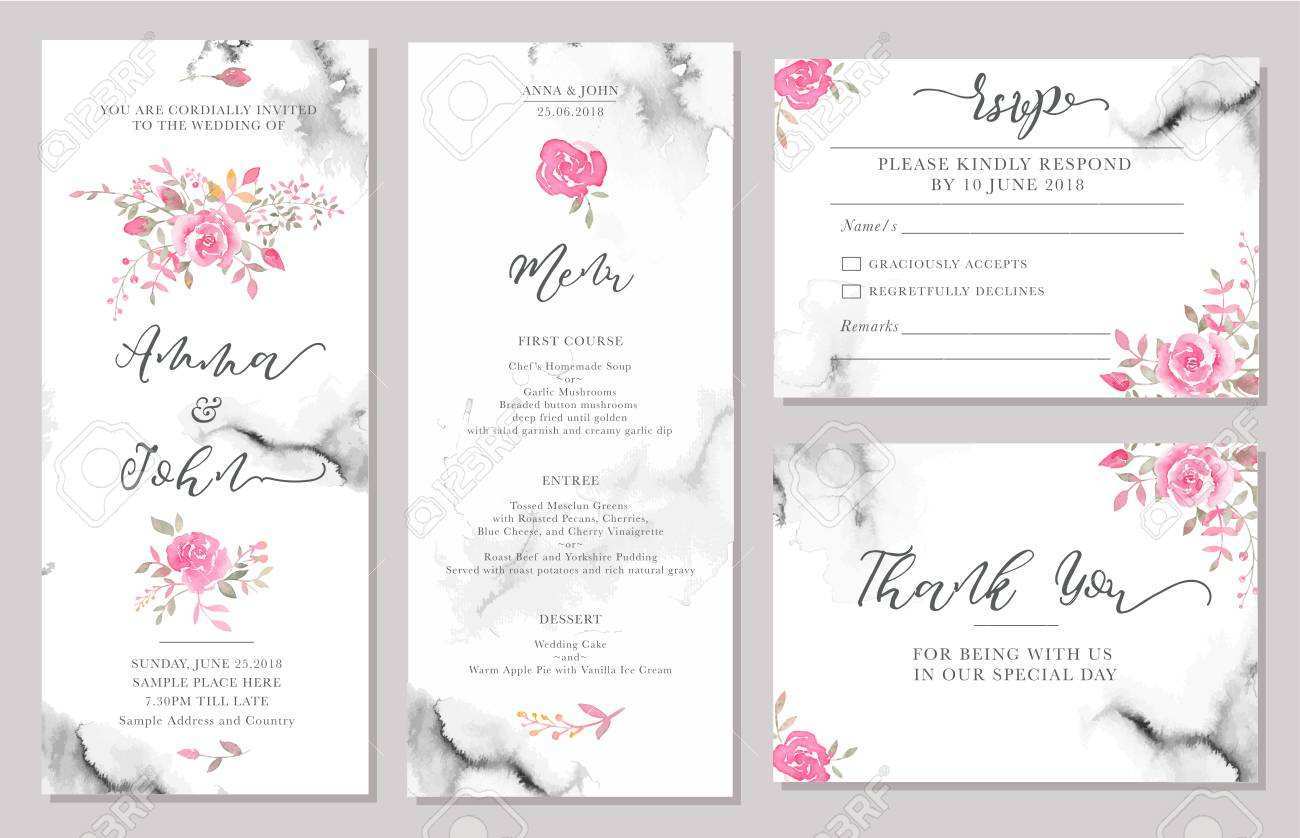 97 Customize Our Free Invitation Card Template Watercolor Now for Invitation Card Template Watercolor