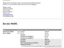 97 Customize Our Free Invoice Email Message Template Formating with Invoice Email Message Template