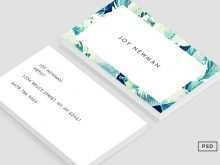97 Customize Our Free Leaf Name Card Template for Ms Word for Leaf Name Card Template