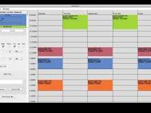 97 Customize Our Free My Class Schedule Template For Free by My Class Schedule Template