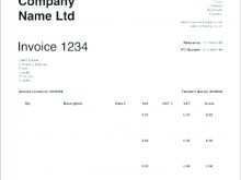 Vat Invoice Template Excel