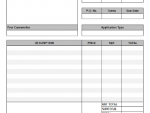 97 Customize Template Of Vat Invoice in Word for Template Of Vat Invoice