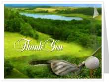 97 Format Golf Thank You Card Template Photo by Golf Thank You Card Template