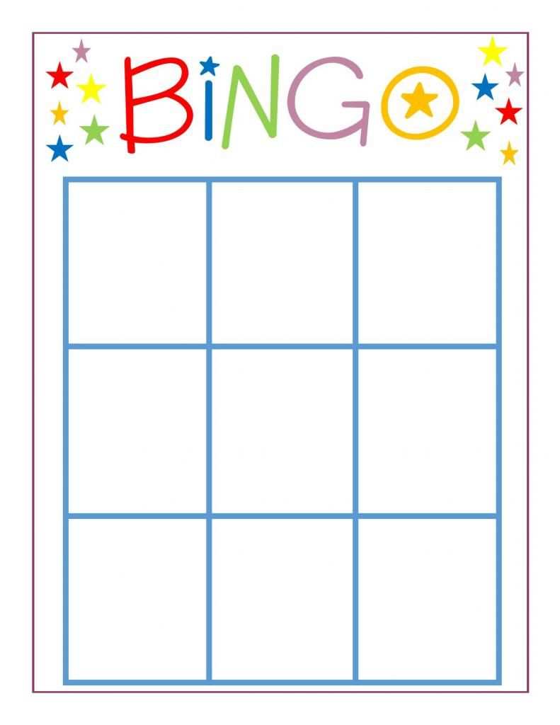 97 Free Bingo Card Template 4X4 Now for Bingo Card Template 4X4 Cards