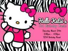 97 Free Birthday Invitation Card Template Hello Kitty Photo by Birthday Invitation Card Template Hello Kitty