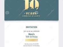 97 Free Printable 10Th Birthday Card Template Templates for 10Th Birthday Card Template