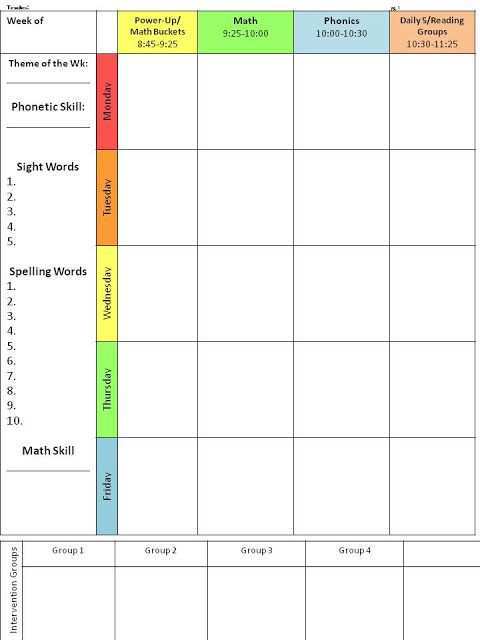 School Year Planner Template Free - Cards Design Templates