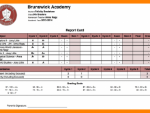 97 Free Report Card Format High School Maker for Report Card Format High School