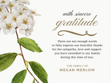 97 Free Sympathy Thank You Cards Templates Now by Sympathy Thank You Cards Templates