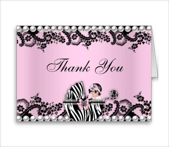 97 Free Thank You Card Template Baby Shower Free Maker by Thank You Card Template Baby Shower Free