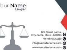 Visiting Card Design Online For Advocate