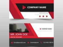 Name Card Template Vector