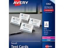 97 How To Create Tent Card Template Excel For Free by Tent Card Template Excel