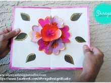 97 Pop Up Flower Card Tutorial Handmade Layouts with Pop Up Flower Card Tutorial Handmade