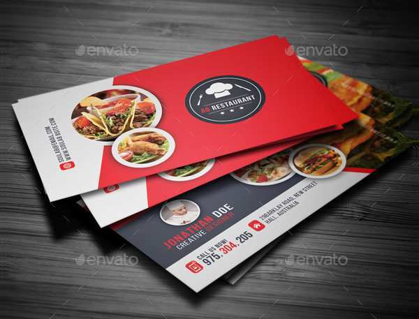 97 Printable Business Card Template Restaurant Now by Business Card Template Restaurant