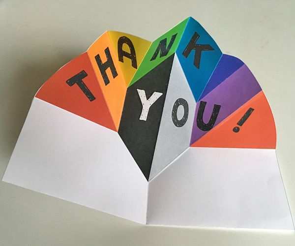 97 Printable Thank You Pop Up Card Templates Now for Thank You Pop Up Card Templates