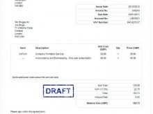 97 Report Vat Invoice Templates Uk for Ms Word by Vat Invoice Templates Uk