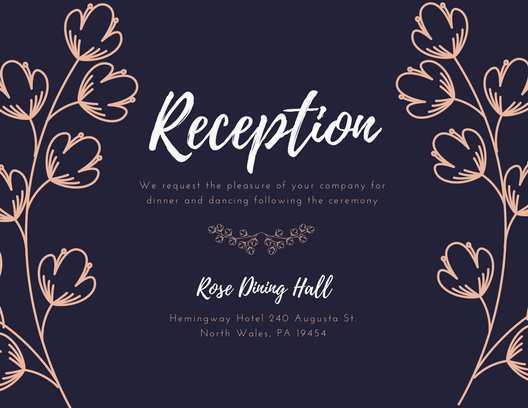 97 Report Wedding Reception Card Templates Free PSD File for Wedding Reception Card Templates Free