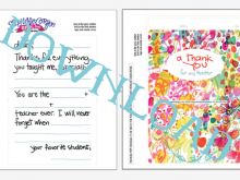 97 Standard Free Thank You Card Templates For Teachers Photo for Free Thank You Card Templates For Teachers