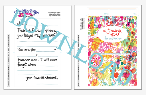 97 Standard Free Thank You Card Templates For Teachers Photo for Free Thank You Card Templates For Teachers