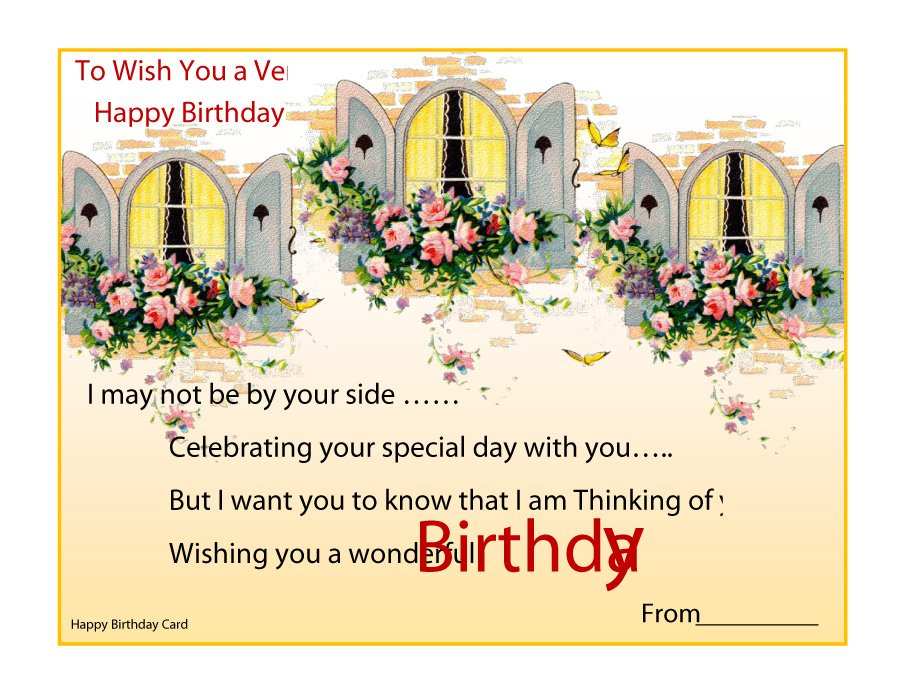 97 Standard Happy Birthday Card Template Printable For Free for Happy ...