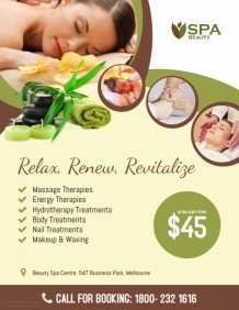 97 Standard Spa Flyer Templates For Free for Spa Flyer Templates