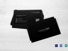 97 The Best Black Business Card Template Word For Free for Black Business Card Template Word