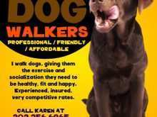 97 The Best Dog Walker Flyer Template Now by Dog Walker Flyer Template