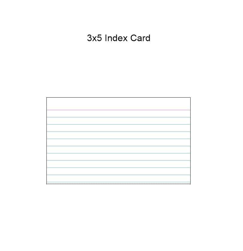 97 Visiting 3 1 2 X 5 Index Card Template For Word Formating with 3 1 2 X 5 Index Card Template For Word