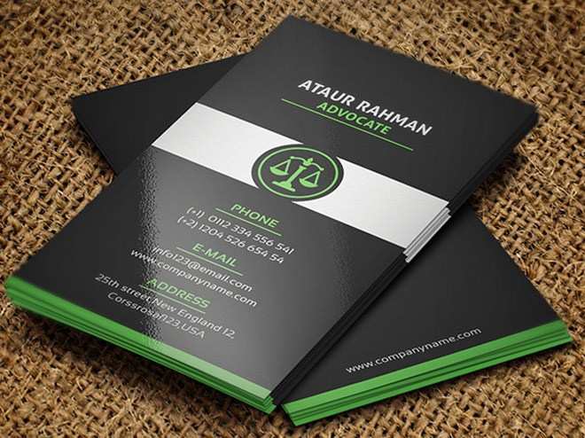 97 Visiting Business Card Template Lawyer in Photoshop by Business Card Template Lawyer