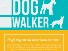 97 Visiting Dog Walking Flyers Templates in Photoshop by Dog Walking Flyers Templates