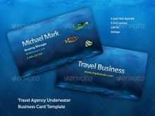 97 Visiting Travel Agency Business Card Design Template With Stunning Design for Travel Agency Business Card Design Template