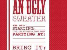 97 Visiting Ugly Sweater Party Flyer Template With Stunning Design by Ugly Sweater Party Flyer Template