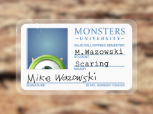 98 Adding Monsters University Id Card Template Templates with Monsters University Id Card Template