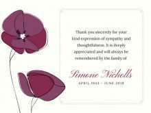 98 Best Thank You Card Template Funeral for Ms Word for Thank You Card Template Funeral