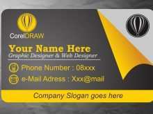 98 Create Business Card Design In Corel Draw Online in Word with Business Card Design In Corel Draw Online