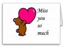 98 Create Miss You Card Template Free Layouts for Miss You Card Template Free