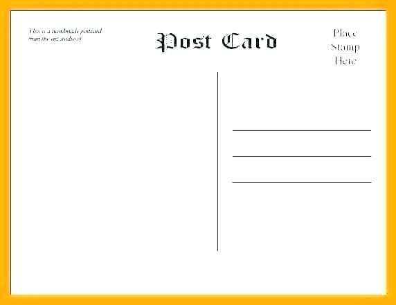 98 Creating 5X7 Postcard Template For Word in Word by 5X7 Postcard ...