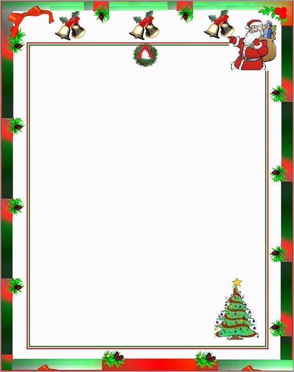 Microsoft Word Christmas Card Template