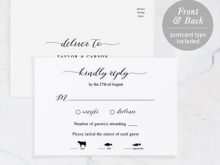 98 Creating Free Printable Rsvp Card Template in Photoshop by Free Printable Rsvp Card Template