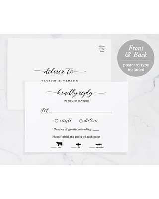 98 Creating Free Printable Rsvp Card Template in Photoshop by Free Printable Rsvp Card Template