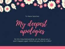 98 Creative Apology Card Template Free Photo for Apology Card Template Free